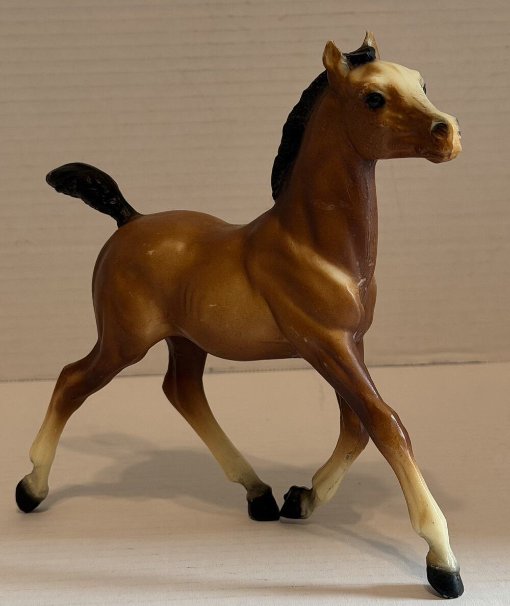 Vintage Breyer Horse Traditional Running Foal Model #134 Spice 70’s 80’s